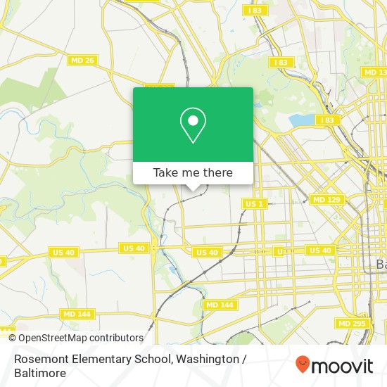 Rosemont Elementary School map