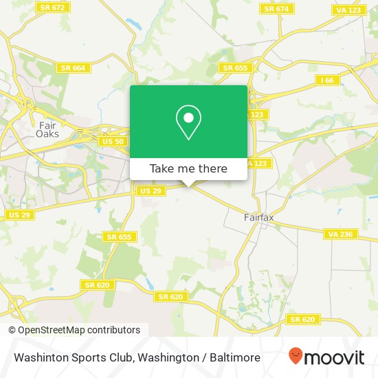 Mapa de Washinton Sports Club