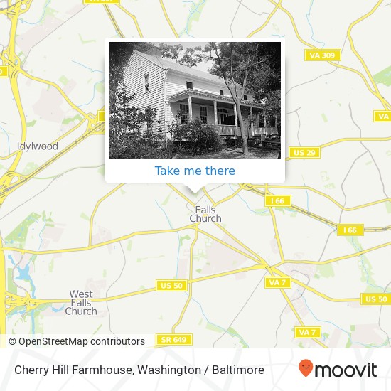 Mapa de Cherry Hill Farmhouse