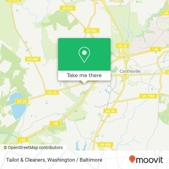 Tailot & Cleaners map