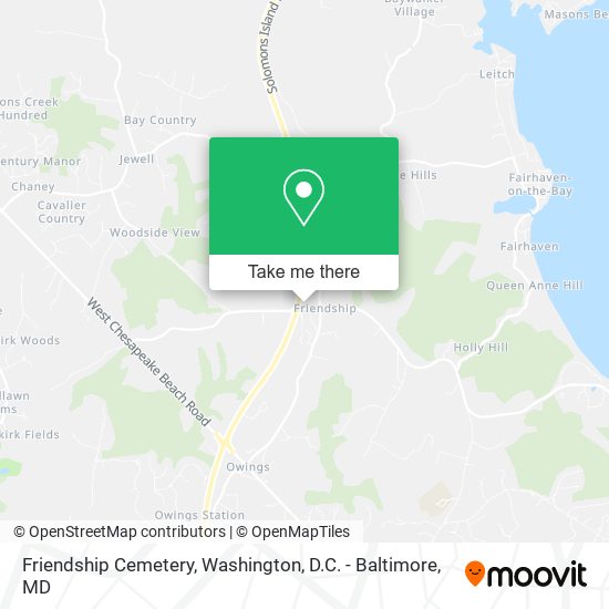Mapa de Friendship Cemetery