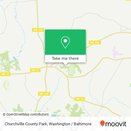Mapa de Churchville County Park