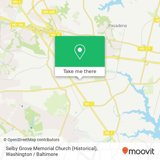 Mapa de Selby Grove Memorial Church (Historical)