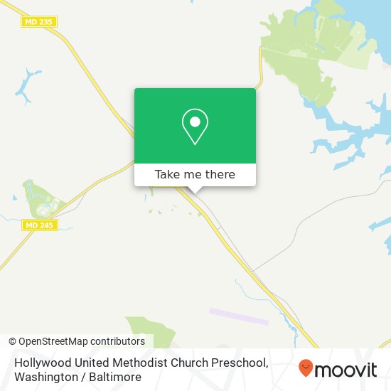 Mapa de Hollywood United Methodist Church Preschool