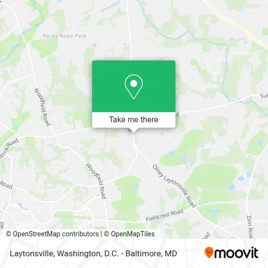 Laytonsville map