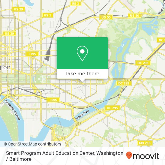 Mapa de Smart Program Adult Education Center