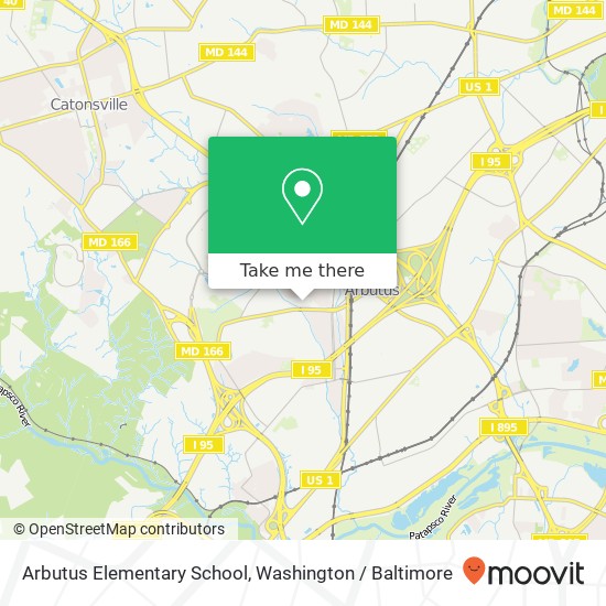 Mapa de Arbutus Elementary School