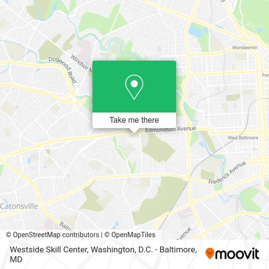 Westside Skill Center map