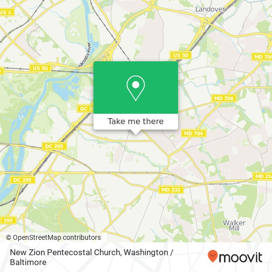 Mapa de New Zion Pentecostal Church