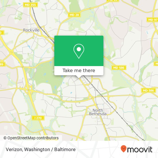 Mapa de Verizon