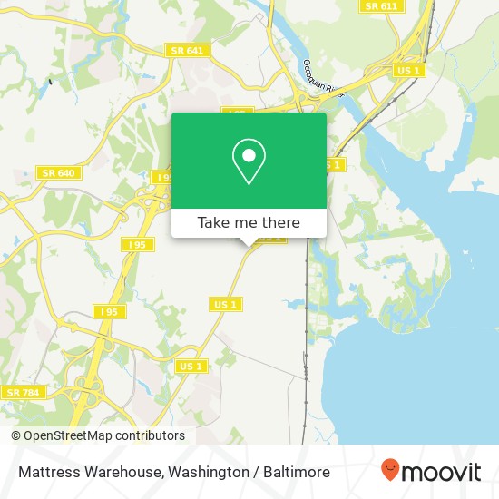 Mapa de Mattress Warehouse