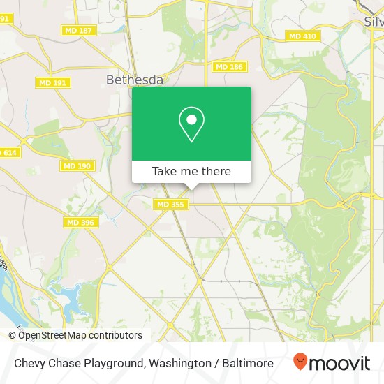 Mapa de Chevy Chase Playground