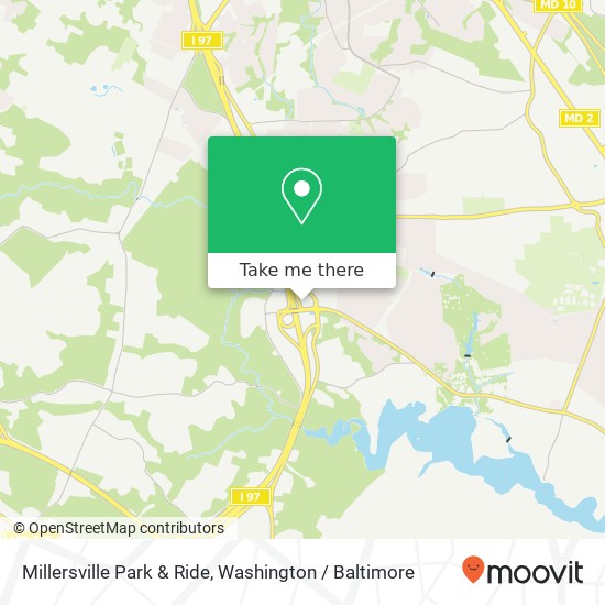 Millersville Park & Ride map