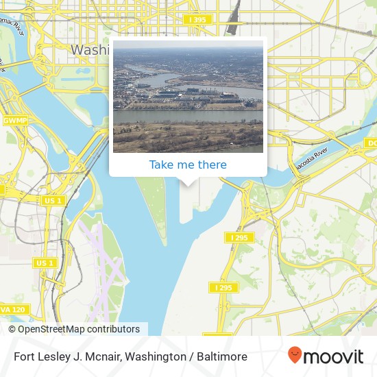 Mapa de Fort Lesley J. Mcnair