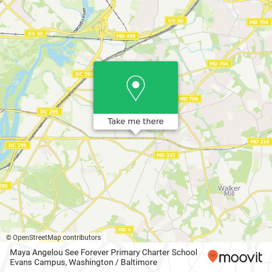 Maya Angelou See Forever Primary Charter School Evans Campus map