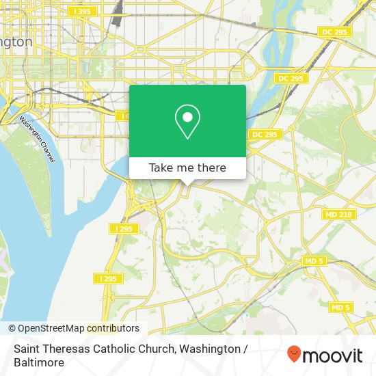 Saint Theresas Catholic Church map