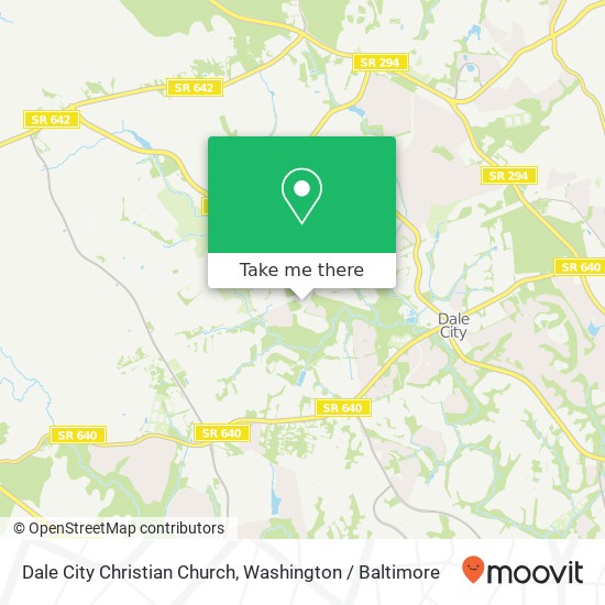 Mapa de Dale City Christian Church