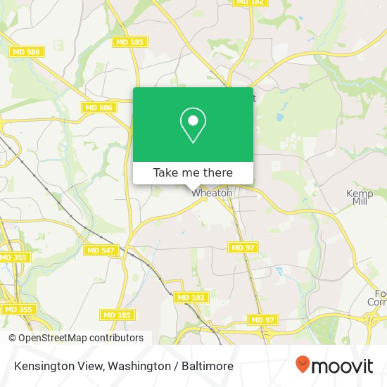 Mapa de Kensington View
