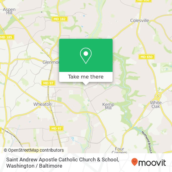 Saint Andrew Apostle Catholic Church & School map