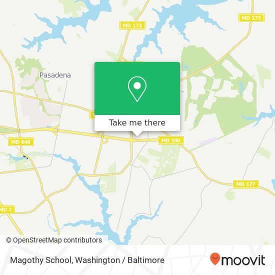 Magothy School map