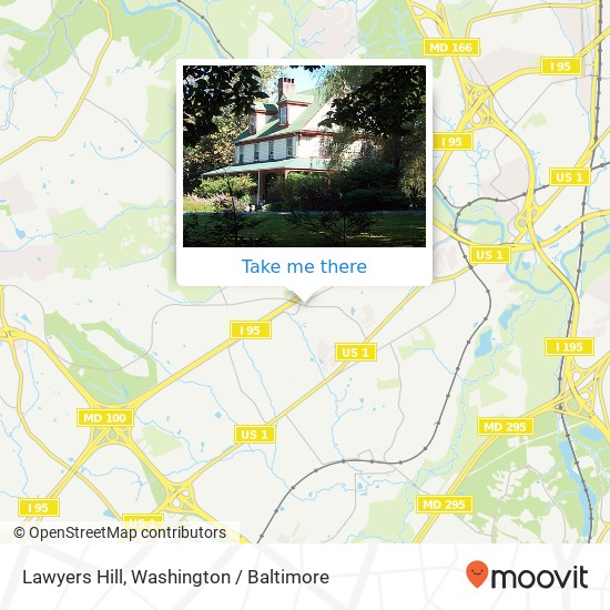 Mapa de Lawyers Hill