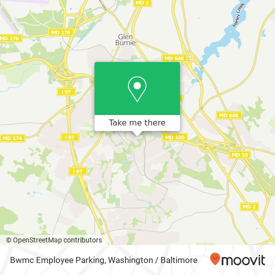 Mapa de Bwmc Employee Parking