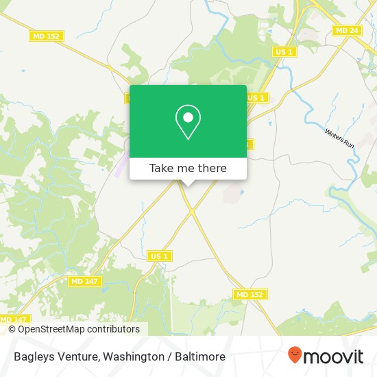 Bagleys Venture map