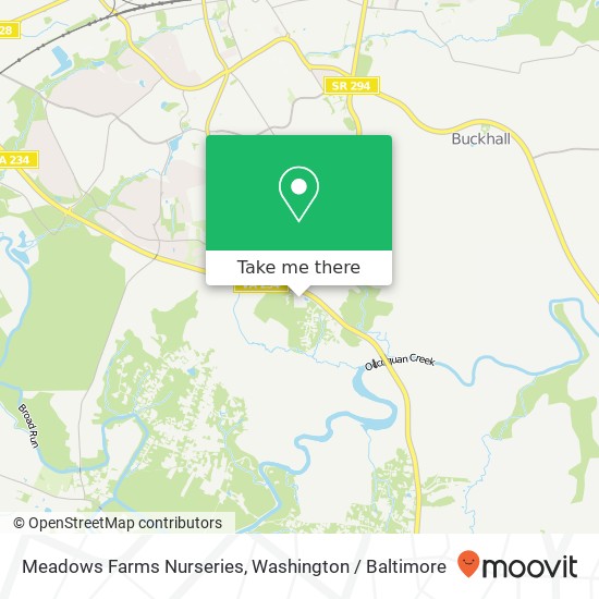 Mapa de Meadows Farms Nurseries