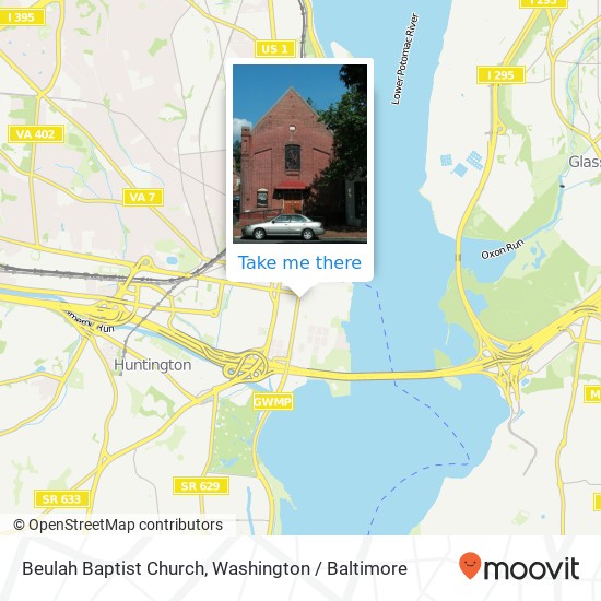 Mapa de Beulah Baptist Church