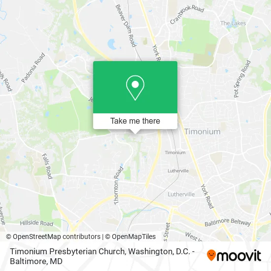 Mapa de Timonium Presbyterian Church