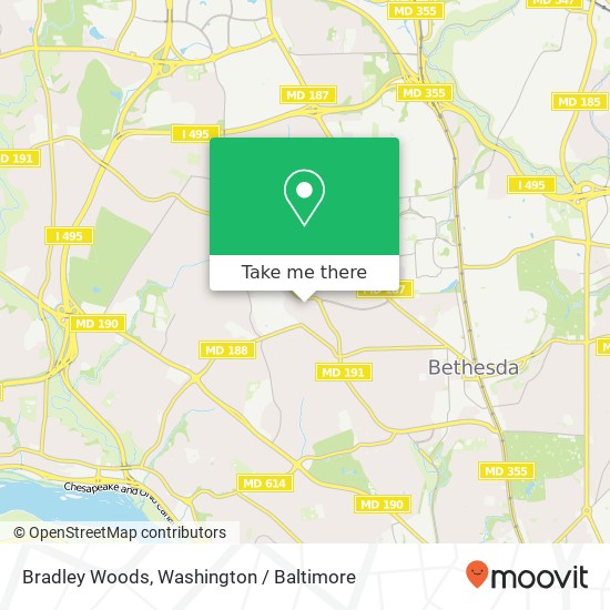 Mapa de Bradley Woods