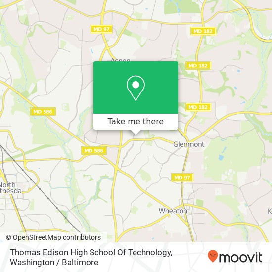 Mapa de Thomas Edison High School Of Technology