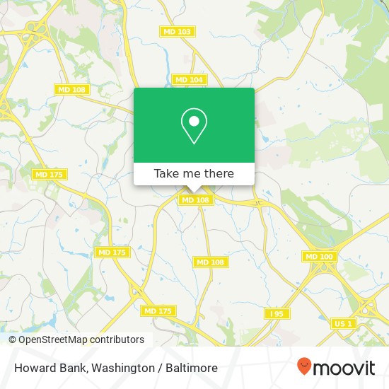 Howard Bank map