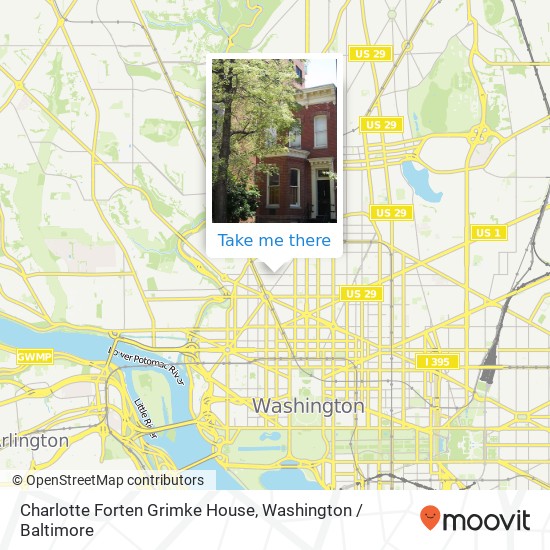 Charlotte Forten Grimke House map