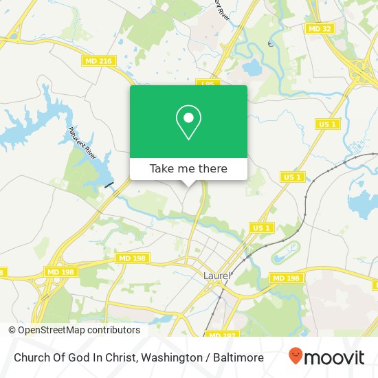 Mapa de Church Of God In Christ