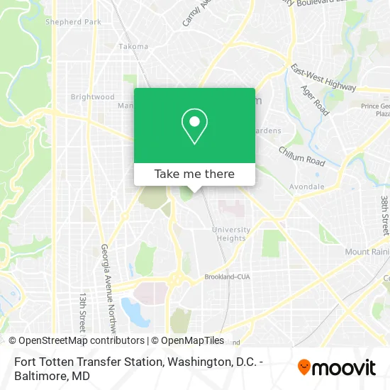 Mapa de Fort Totten Transfer Station