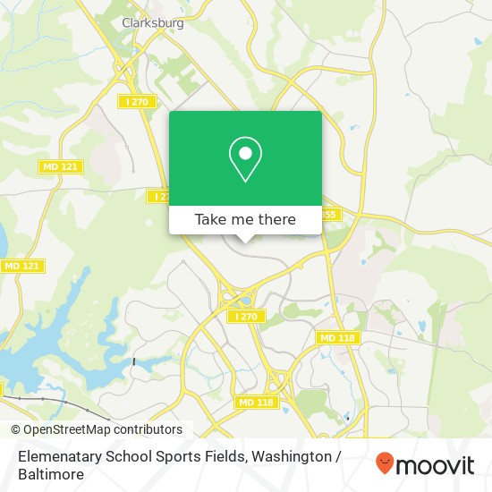 Elemenatary School Sports Fields map