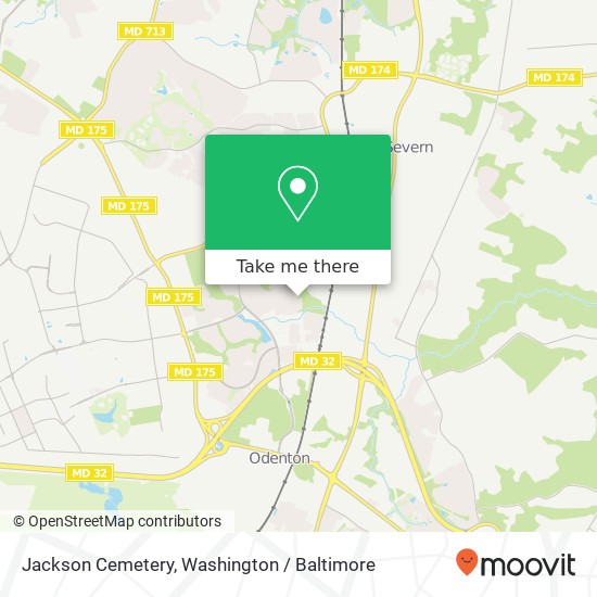 Jackson Cemetery map