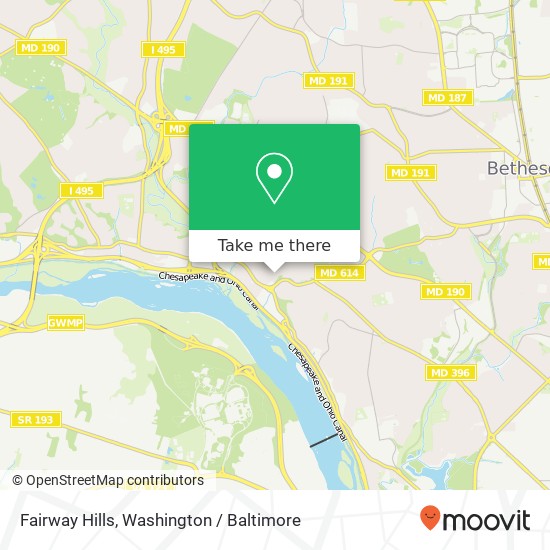 Mapa de Fairway Hills