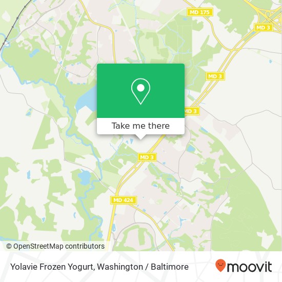 Yolavie Frozen Yogurt map