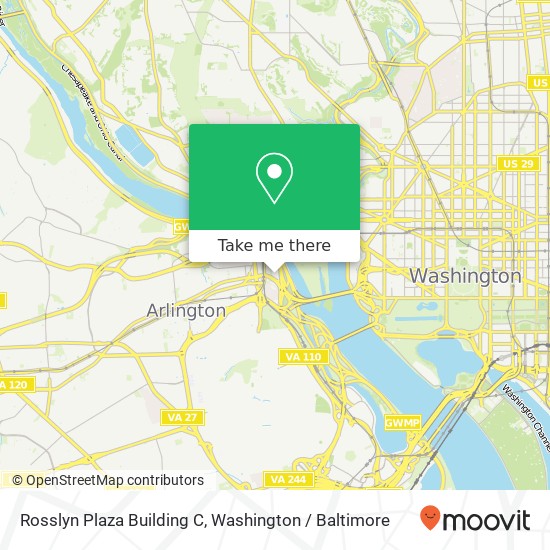 Mapa de Rosslyn Plaza Building C