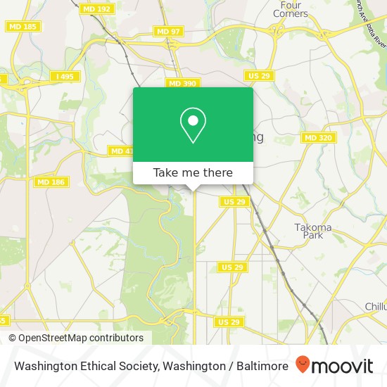 Mapa de Washington Ethical Society