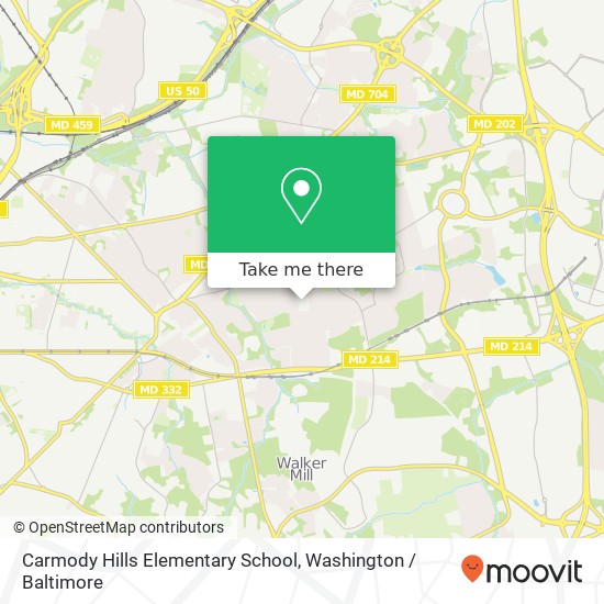 Mapa de Carmody Hills Elementary School