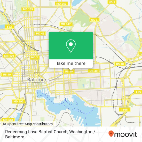 Mapa de Redeeming Love Baptist Church