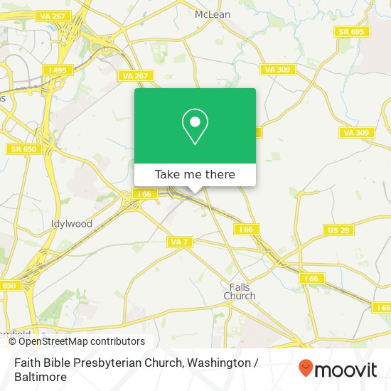 Faith Bible Presbyterian Church map