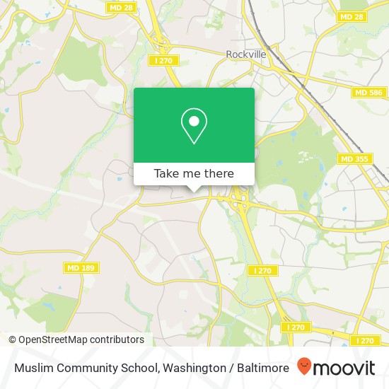 Muslim Community School map