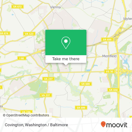 Mapa de Covington