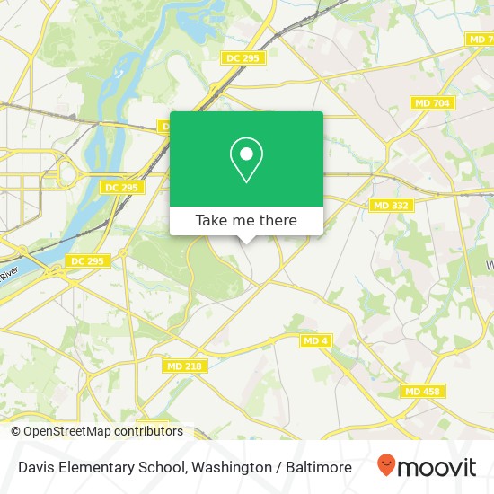 Davis Elementary School map