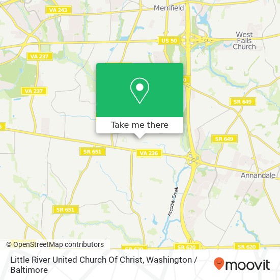 Mapa de Little River United Church Of Christ