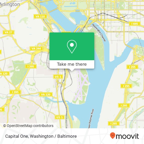 Capital One map